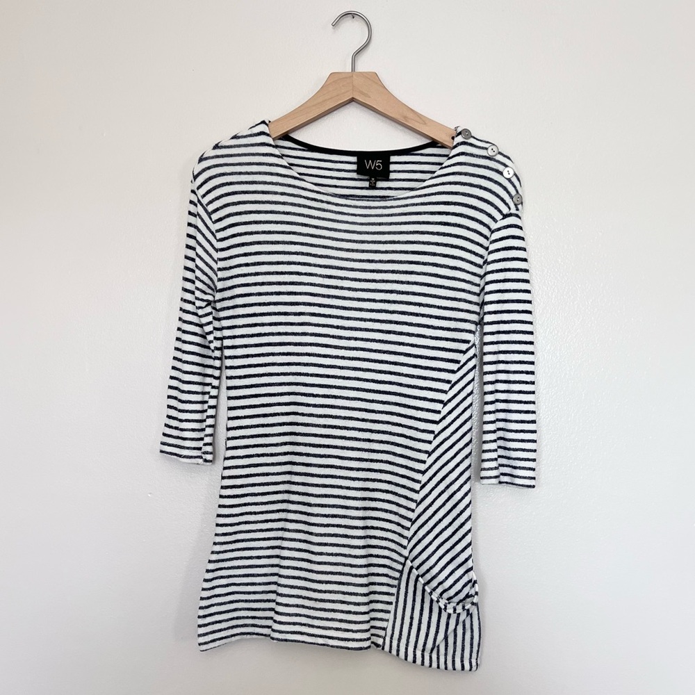 W5 Nautical Striped Crewneck Top